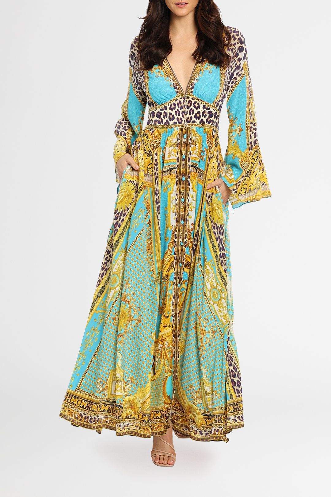 Camilla Kimono Sleeve Dress Dripping In Decadence