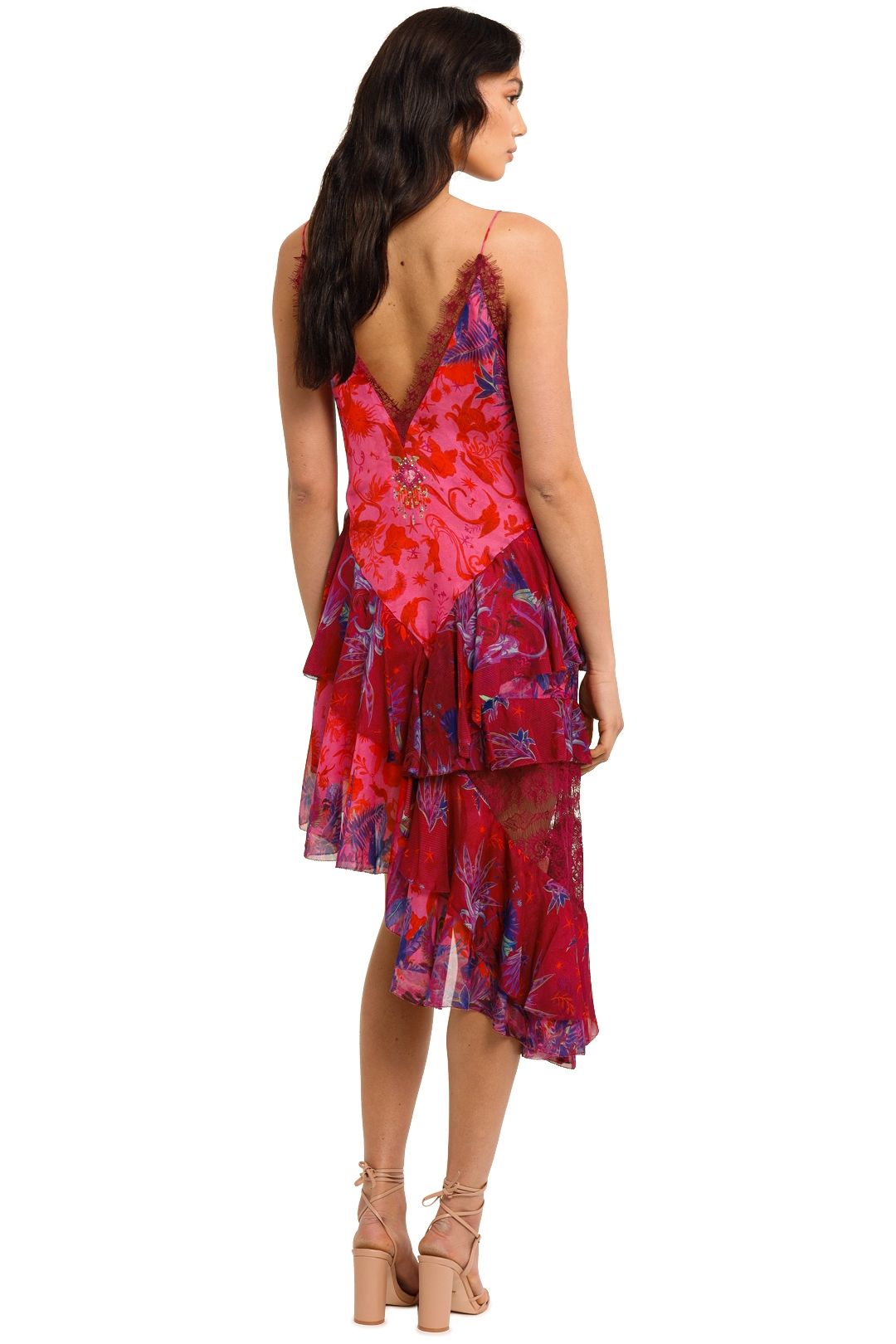 Camilla Layered Asymmetrical Dress Tropic Of Neon