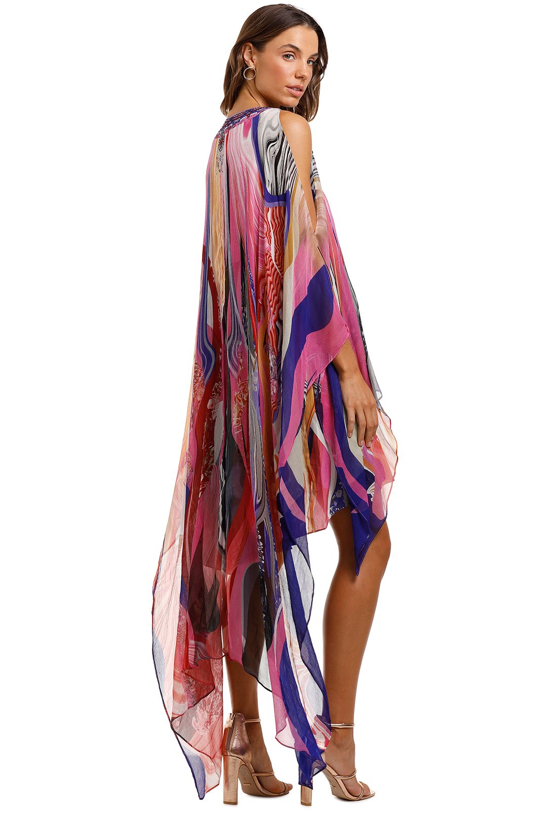 Long Sheer Overlay Dress | Camilla 