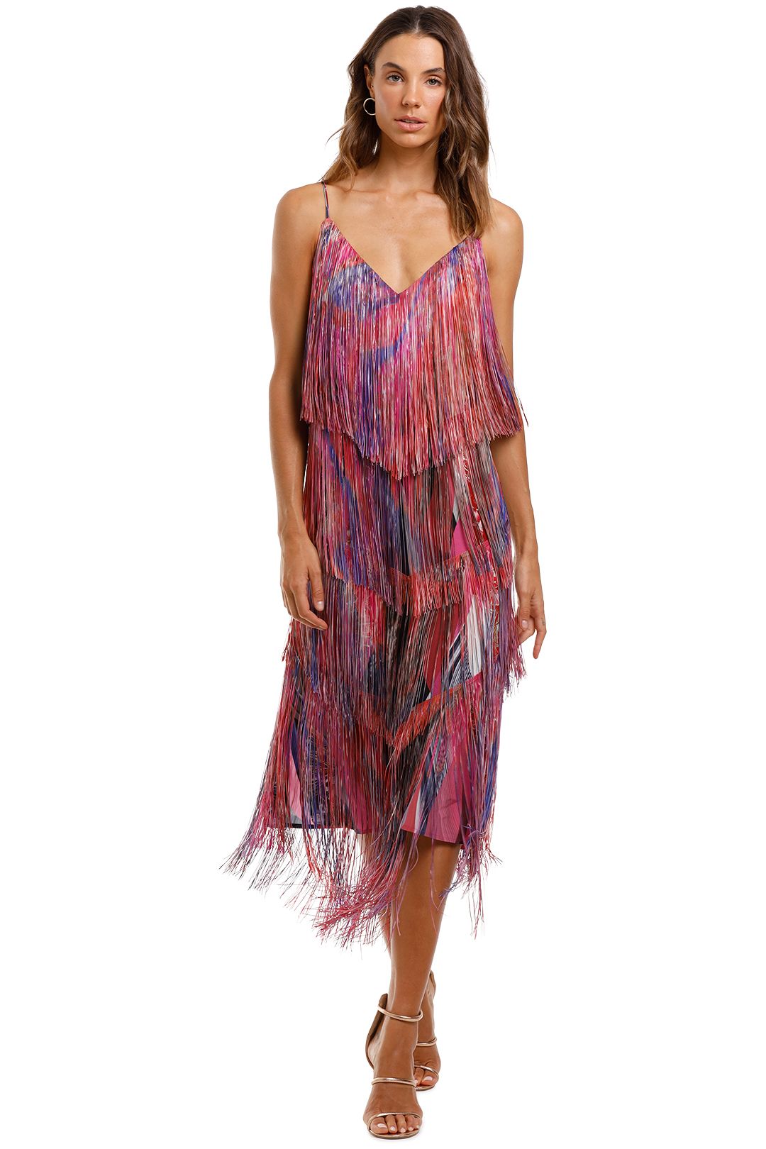 Camilla Midi Fringe Dress