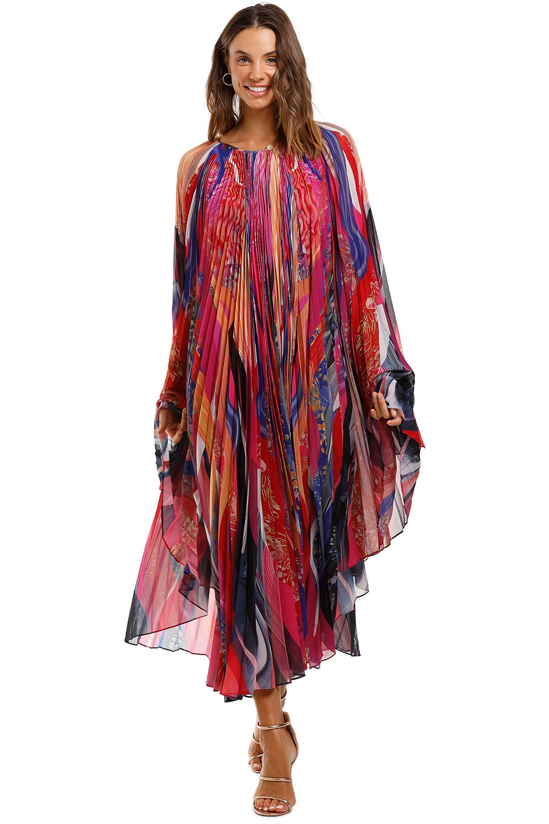 Camilla Sunray Pleated Kaftan