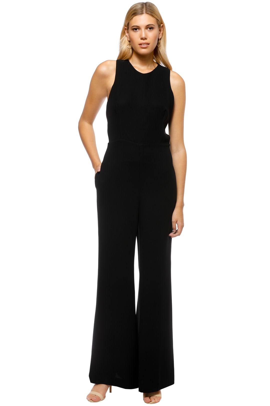 Gabriella V Back Jumpsuit by Carla Zampatti for Rent