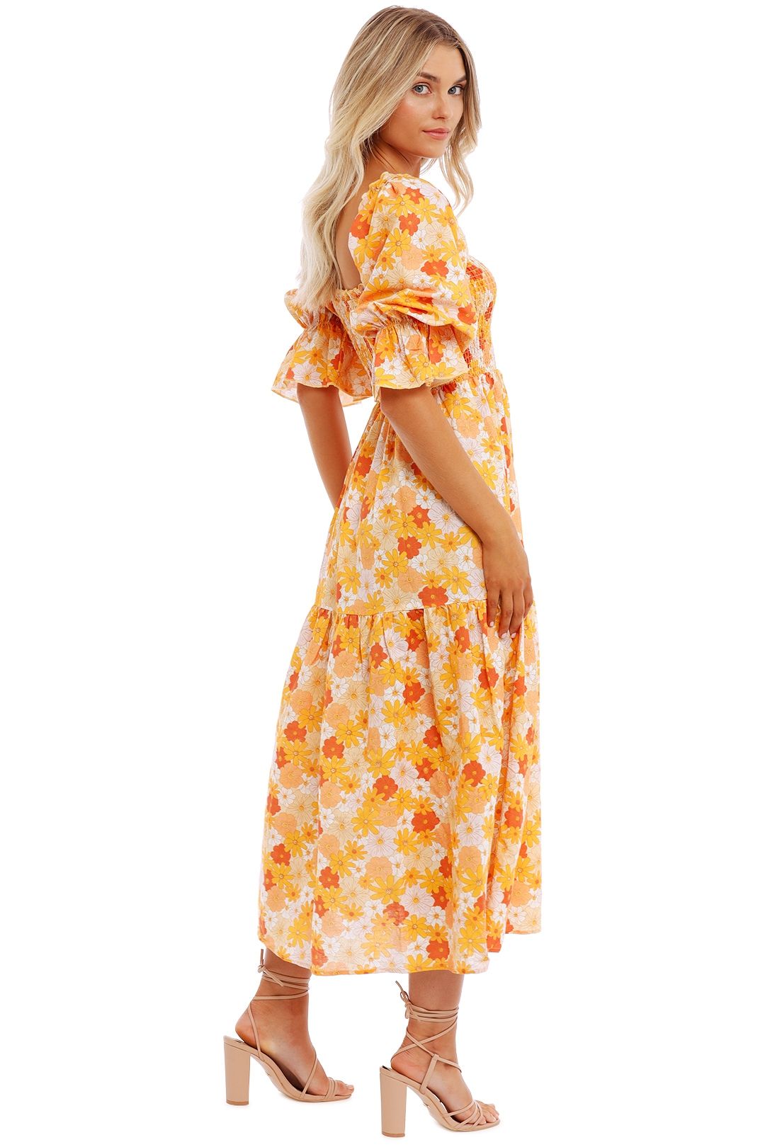 Charlie Holiday Amber Dress Seventies Floral