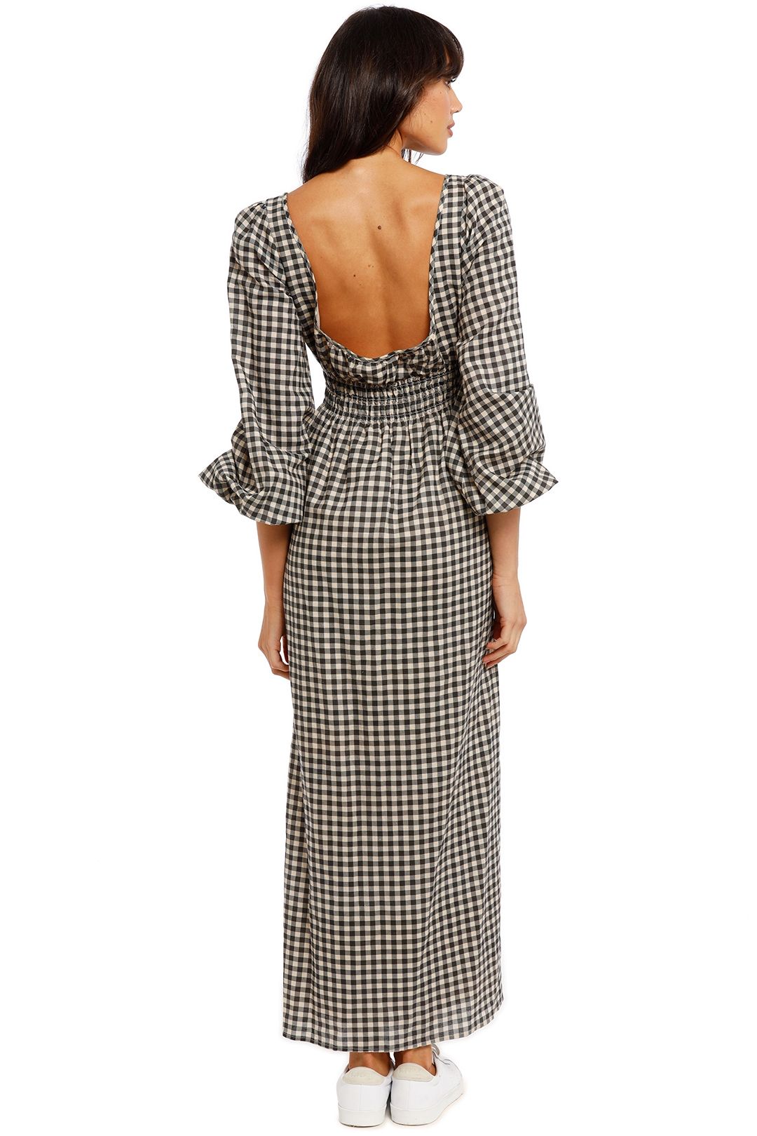 Charlie Holiday Daphine Gingham Backless