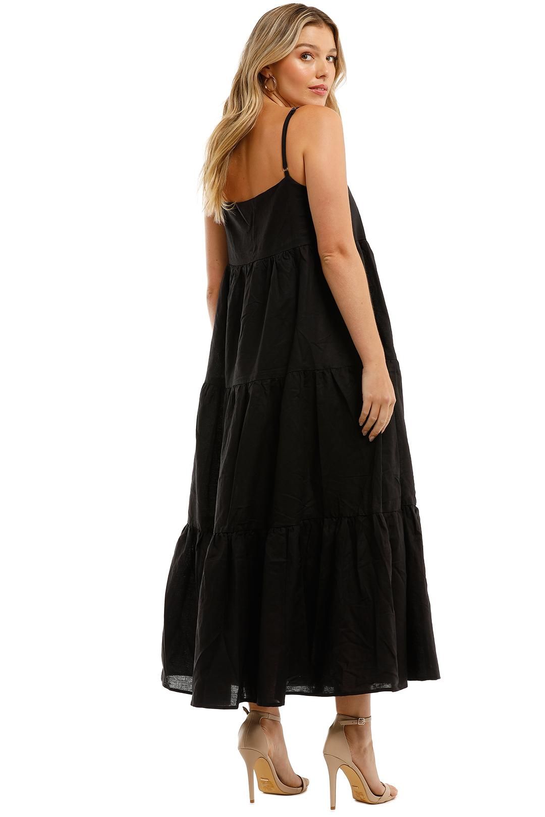 charlie holiday isabella maxi black
