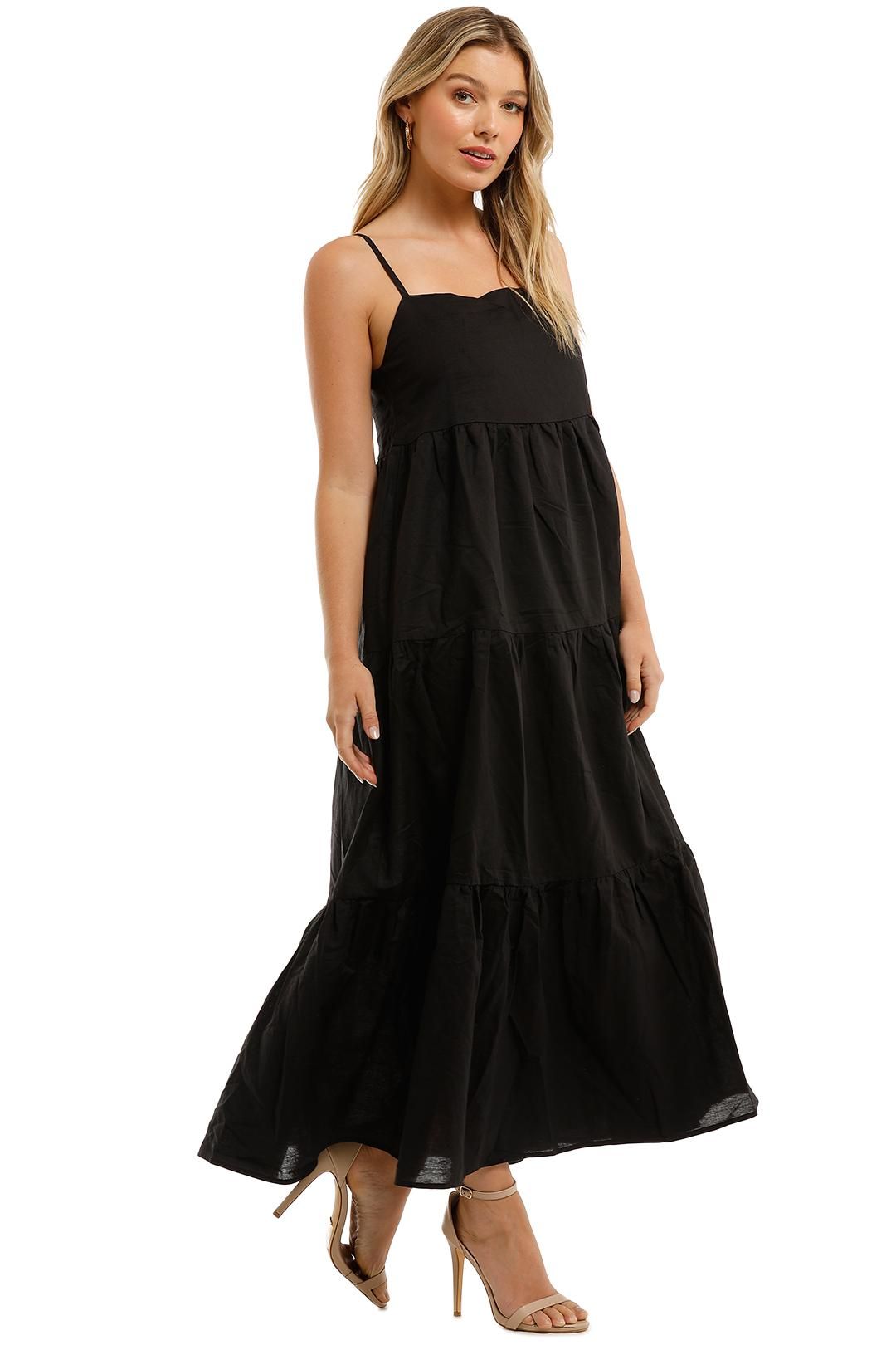 charlie holiday isabella maxi black