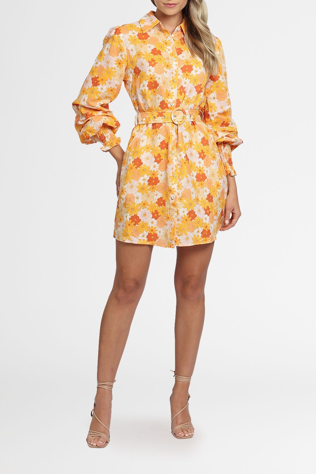 Charlie Holiday Jagger Dress Seventies Floral