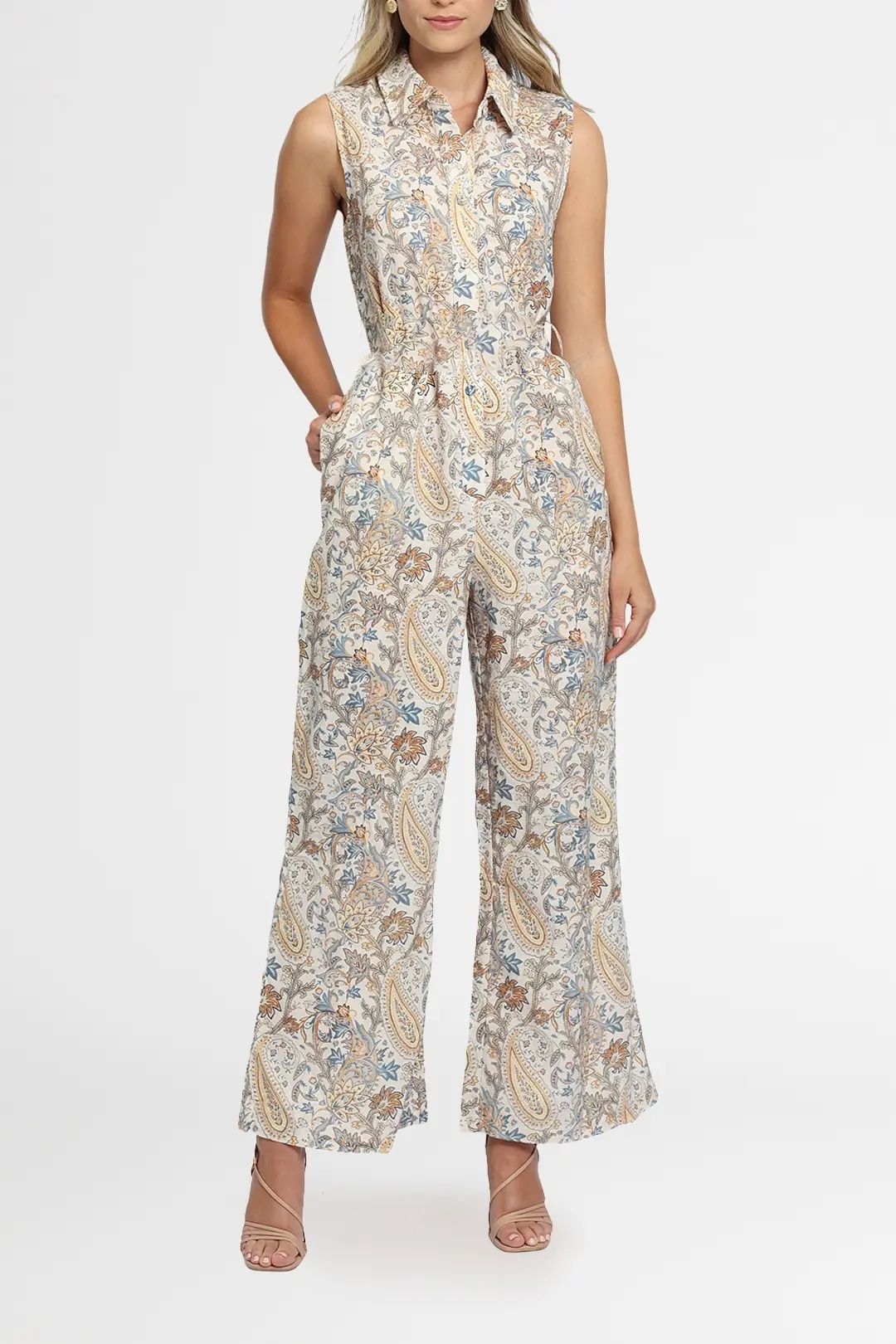 Charlie Holiday Jagger Jumpsuit Paisley
