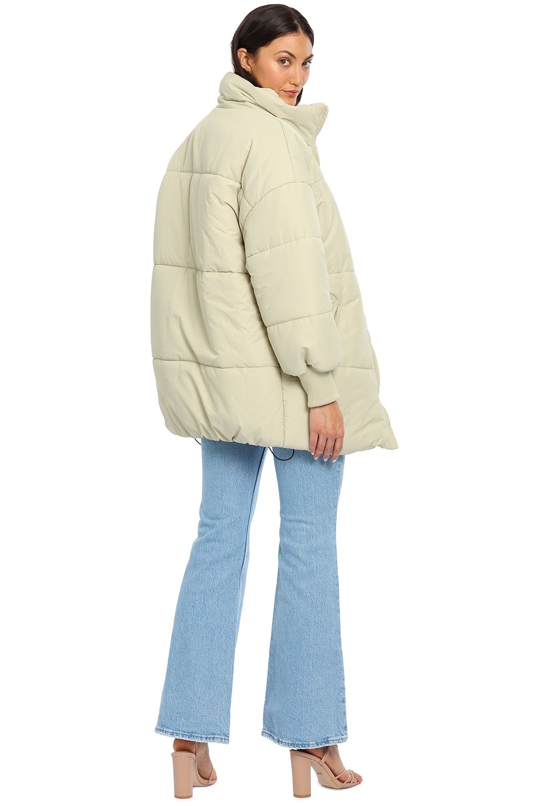 Charlie Holiday Zoey Oversized Puffer Jacket Long Line