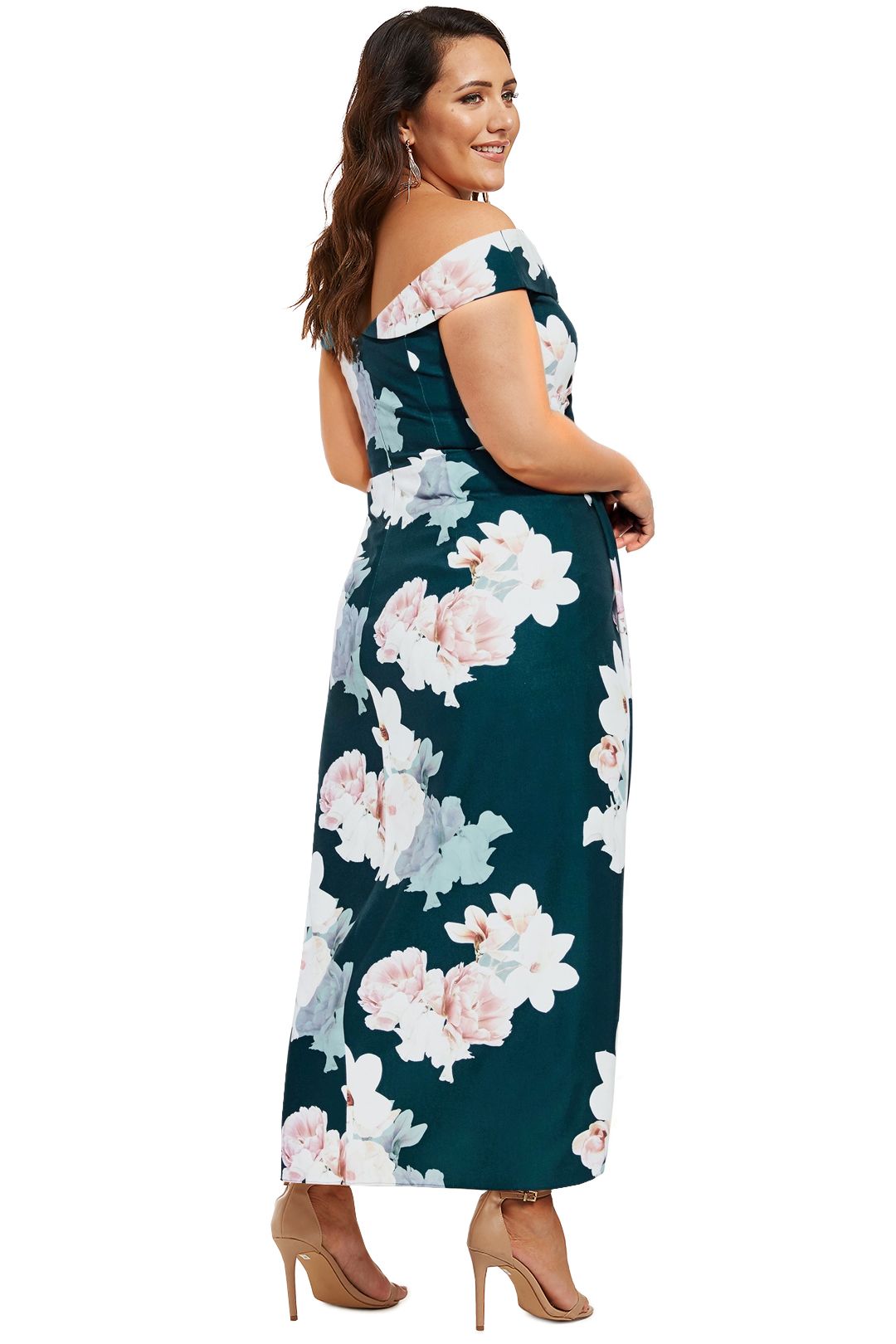 City-Chic-Emerald-Floral-Maxi-Dress-Front