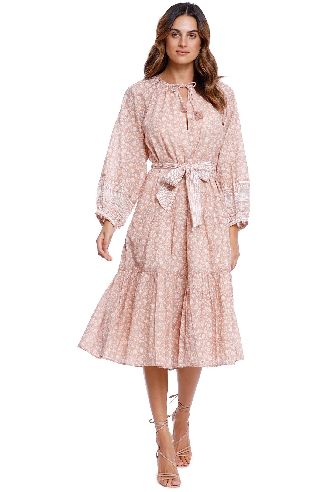 Cleobella	Kala Midi Dress Pink