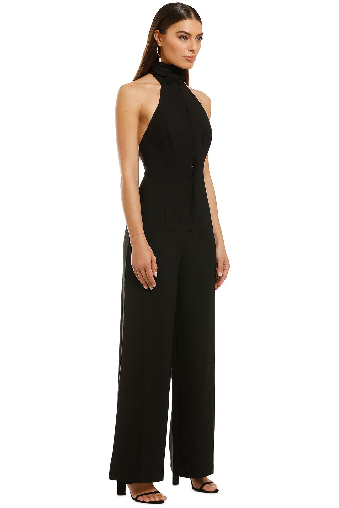 Chapter One Jumpsuit in Black by C/MEO Collective for Rent | GlamCorner