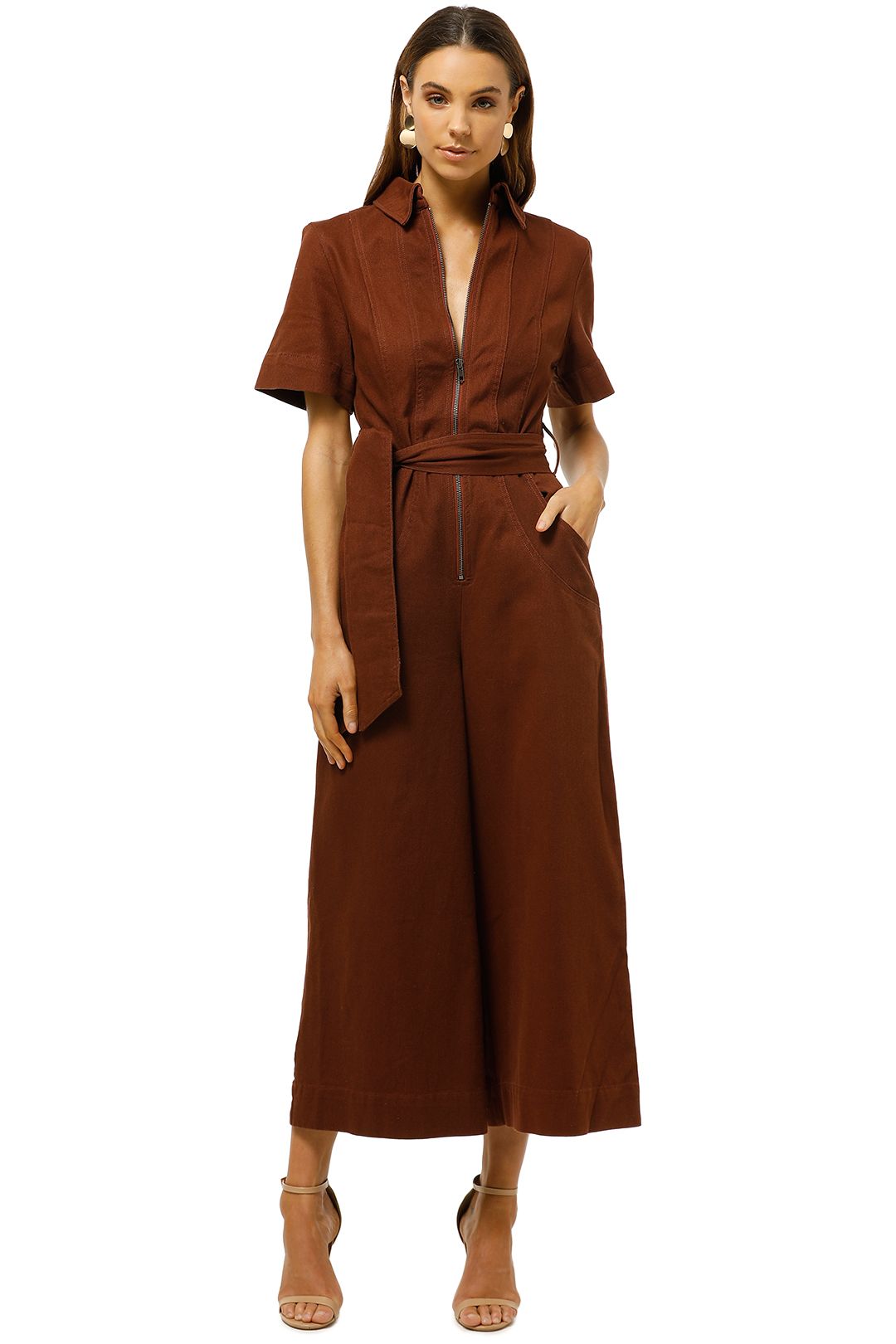 CMEO-Collective-Regardless-Jumpsuit-Mahogany-Front