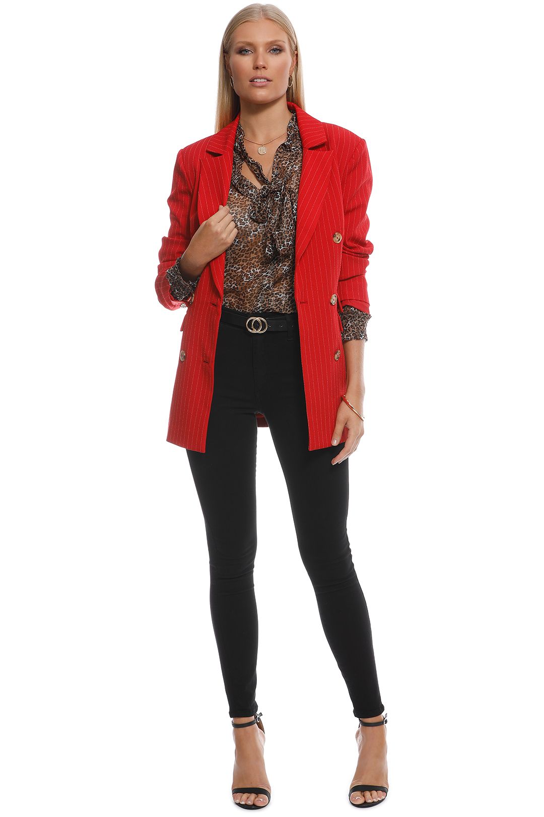 CMEO Collective - Go From Here Blazer - Red - Front