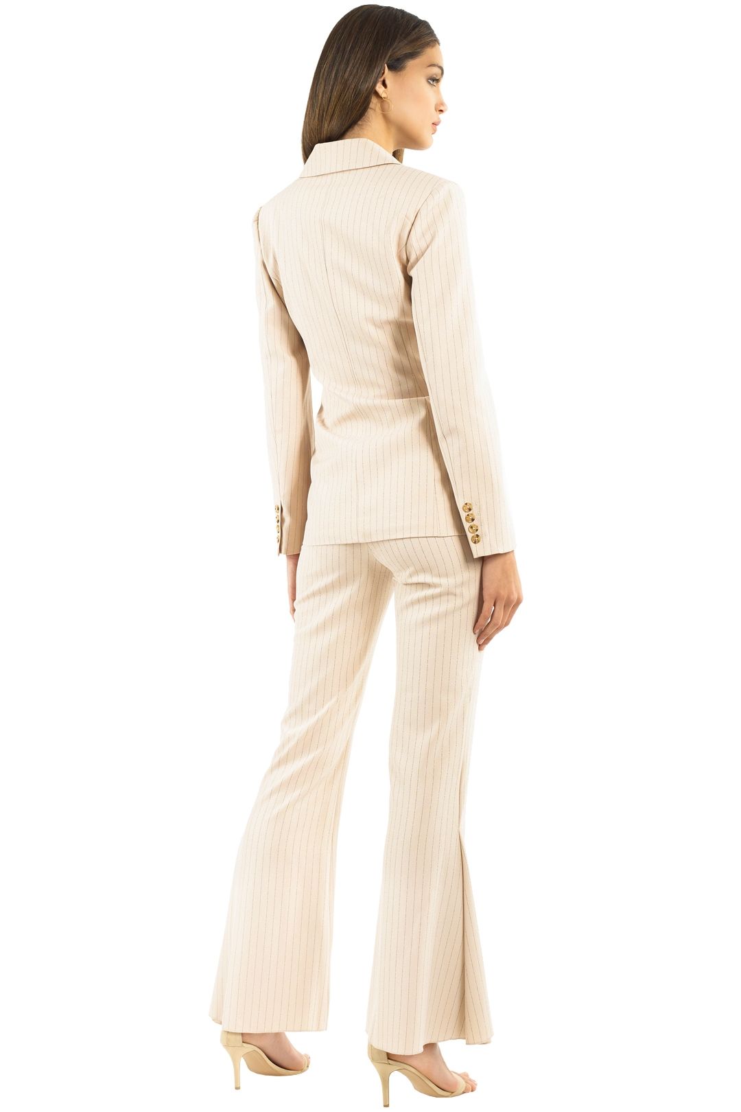 CMEO Collective - Go From Here Blazer & Pant Set - Nude - Back