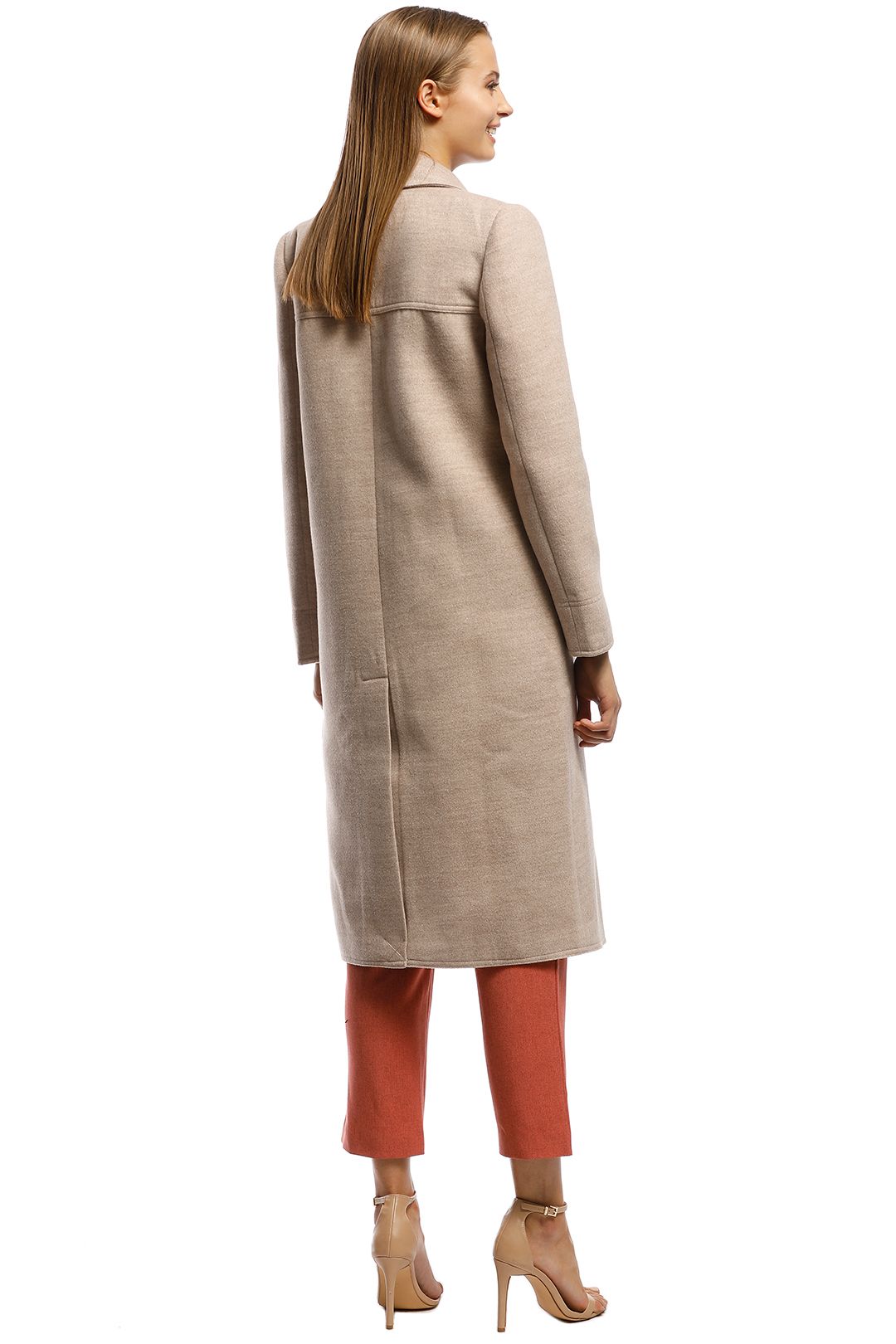 CMEO Collective - Held Up Coat - Brown - Back