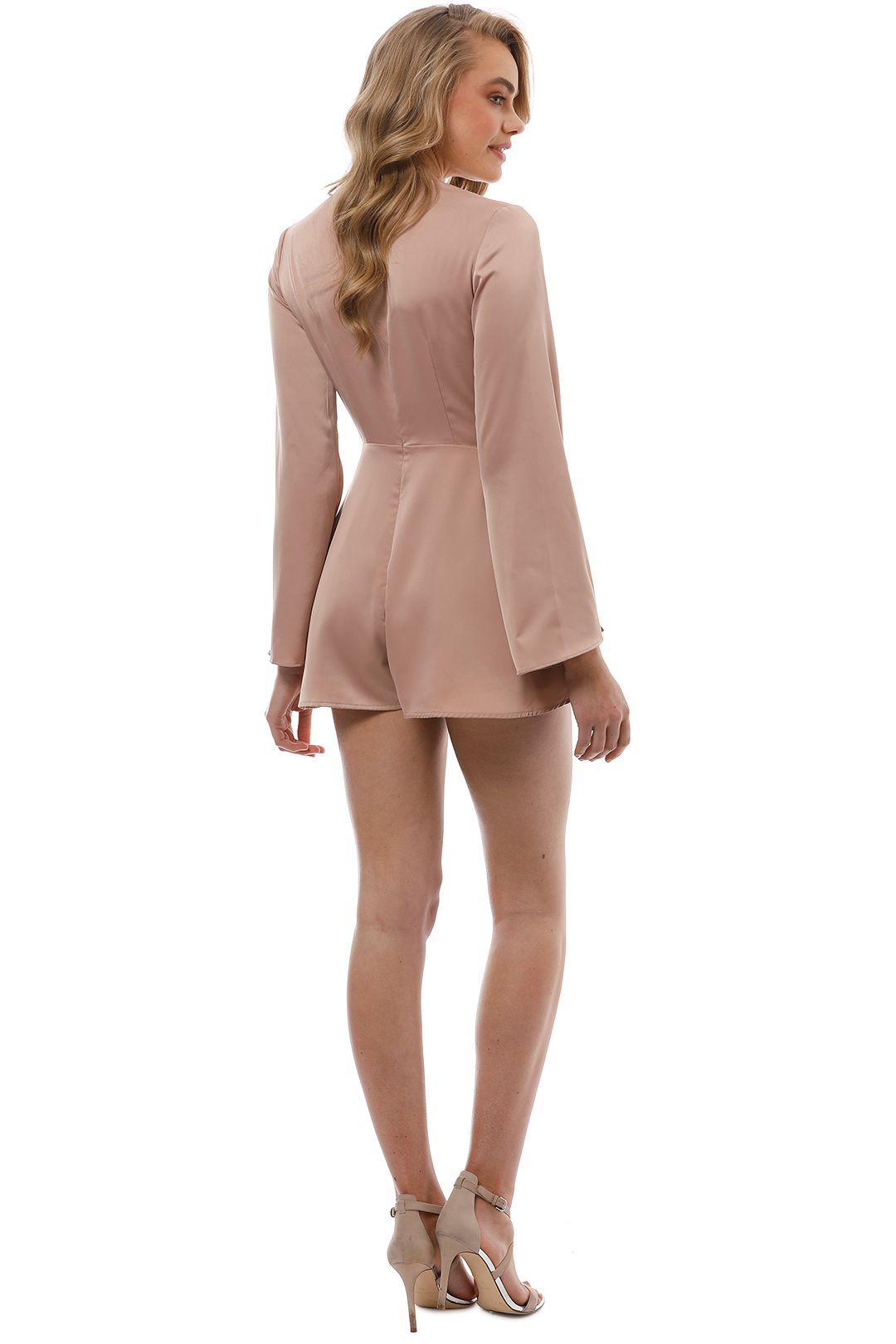 CMEO Collective - Influential Playsuit - Sand - Back
