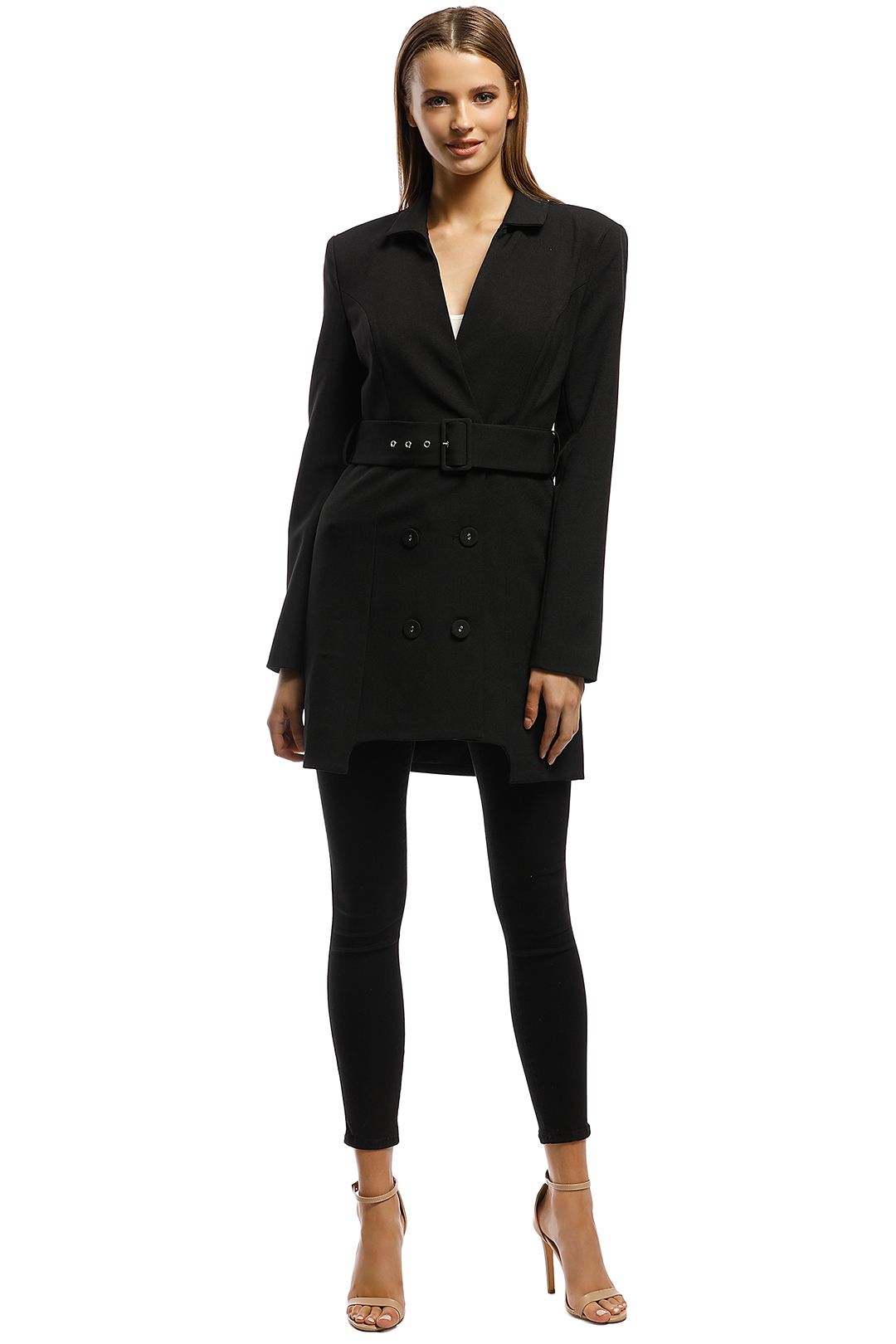 CMEO Collective - Mode LS Dress - Black - Front