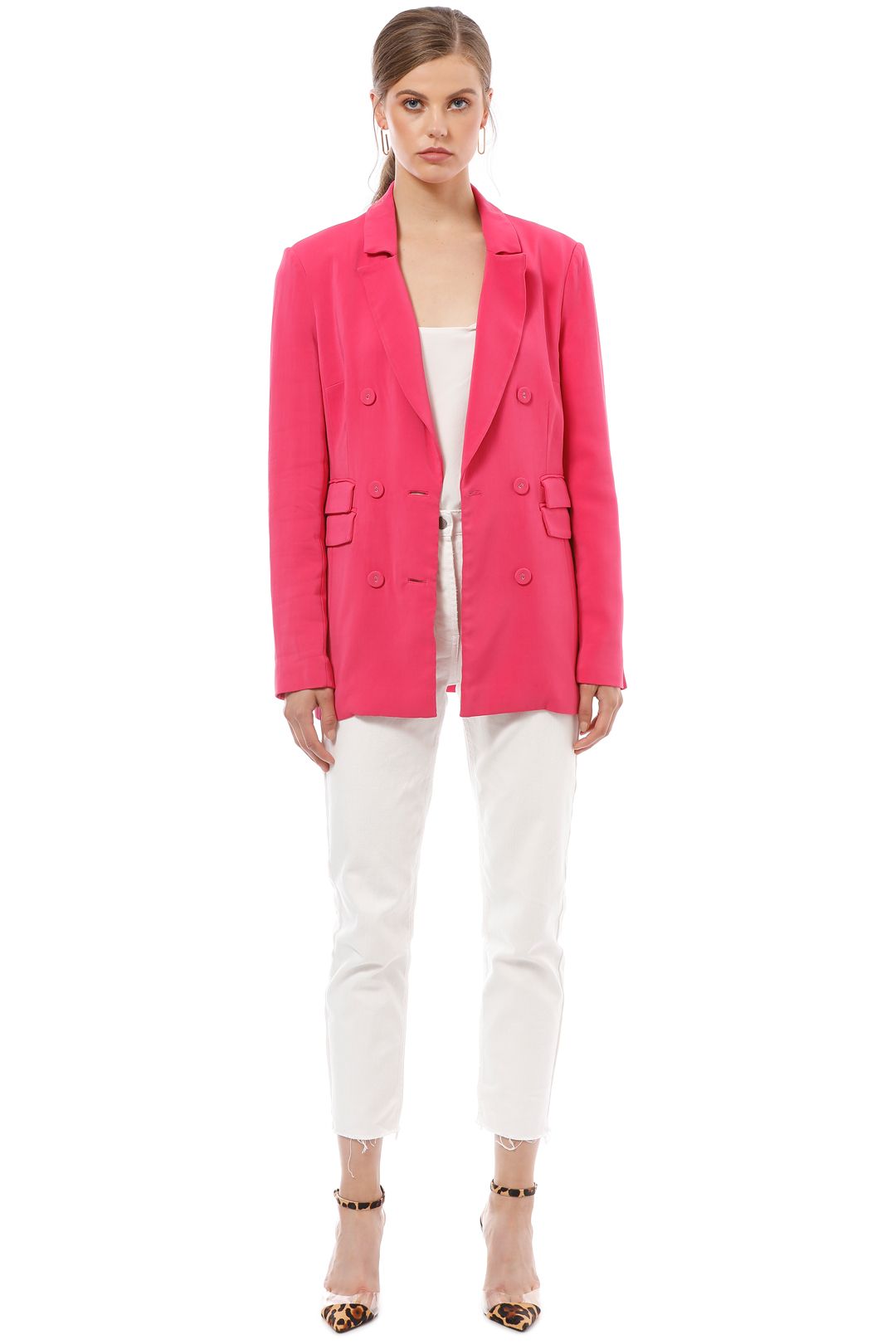 Own Light Blazer in Pink by C/MEO Collective for Hire