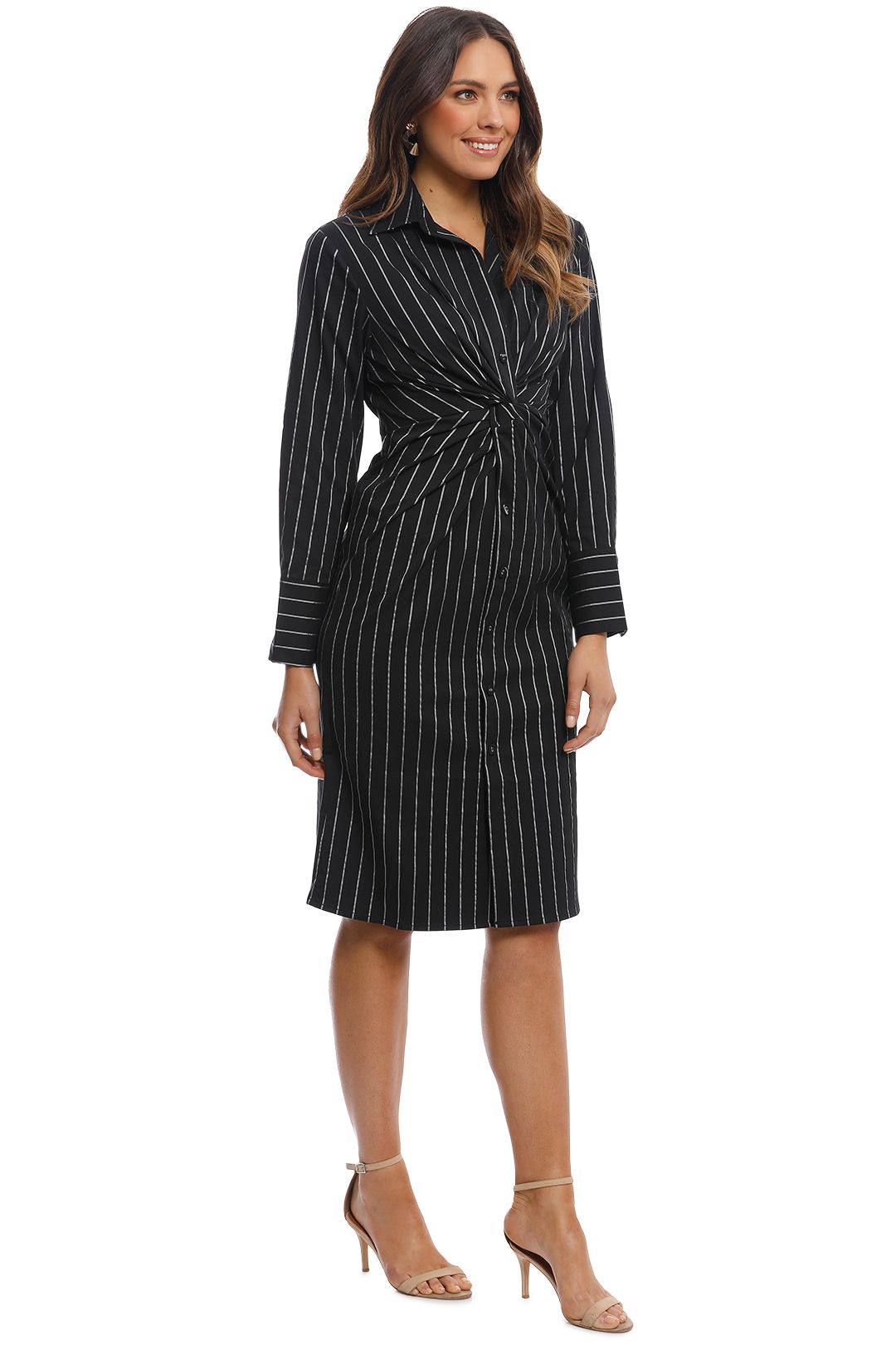 CMEO Collective - Still Motions Dress - Black - Side