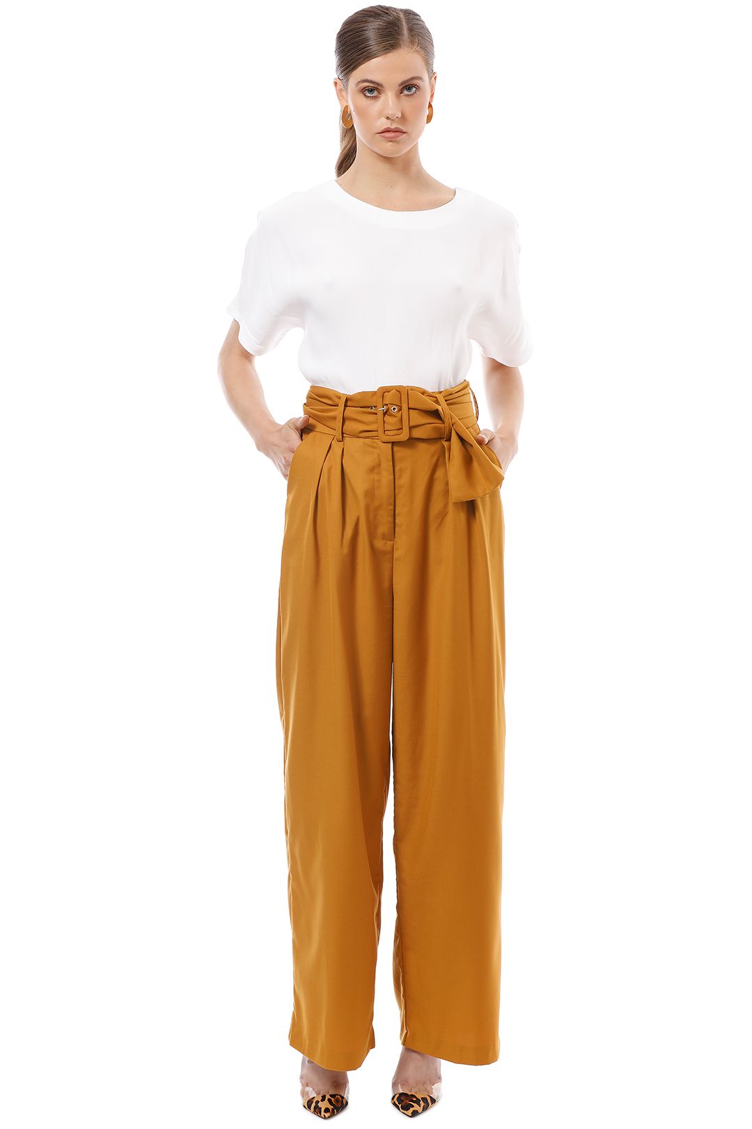 CMEO Collective - The Moments Pant - Yellow - Front