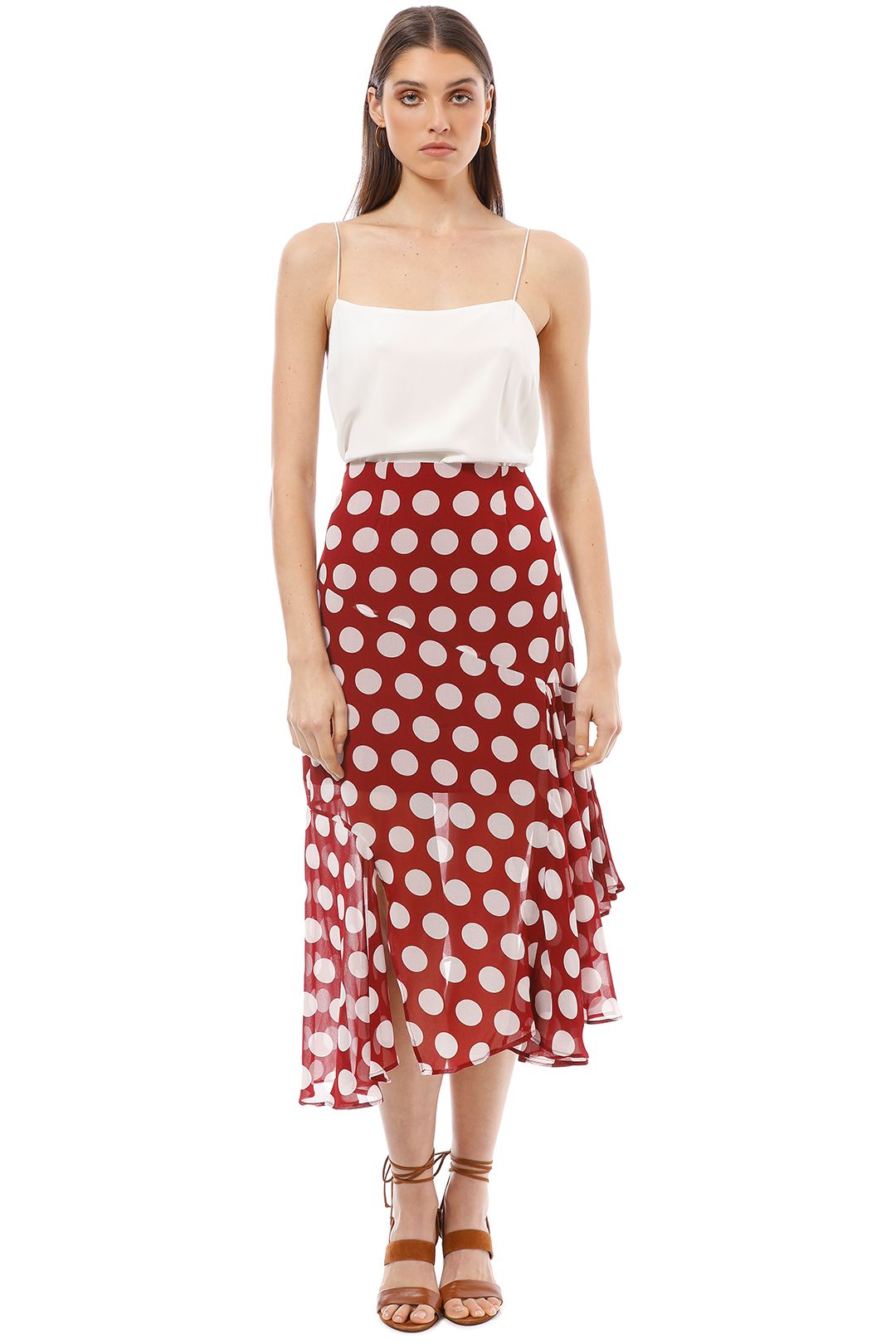 CMEO Collective - Unending Skirt - Red - Front