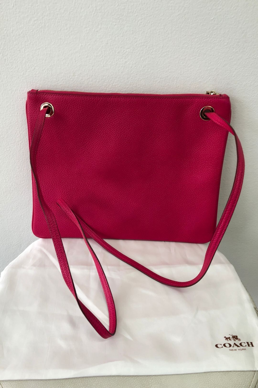 Coach hot discount pink crossbody bag