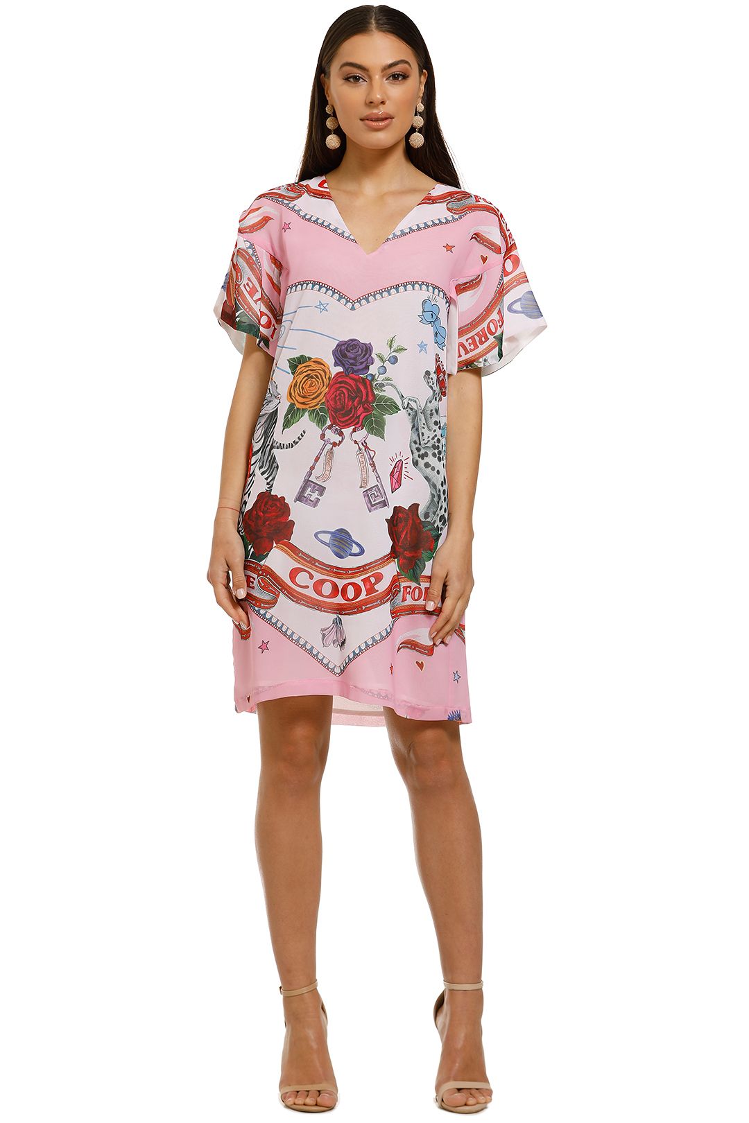 Coop-by-Trelise-Cooper-Shift-Off-Dress-Pink-Print-Front