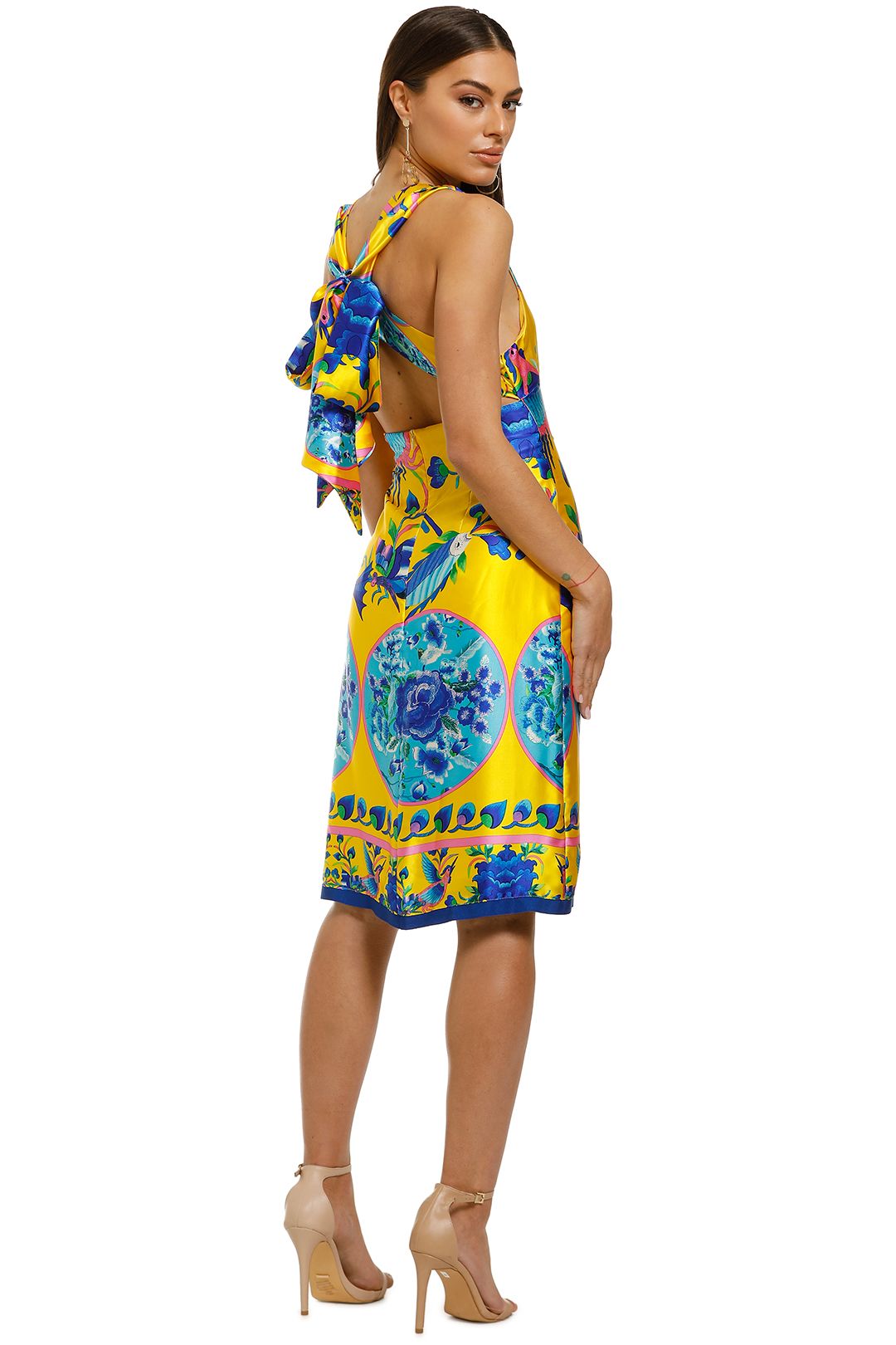 Cooper-by-Trelise-Cooper-Burning-Bright-Dress-Yellow-Print-Back