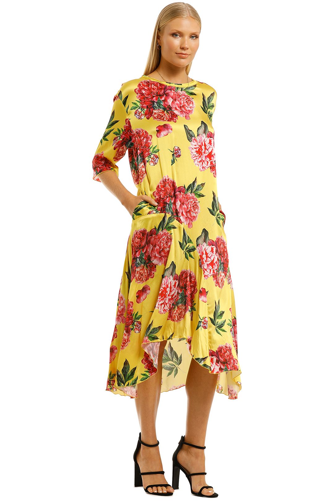 Cooper-By-Trelise-Cooper-Forever-Long-Dress-Yellow-Side