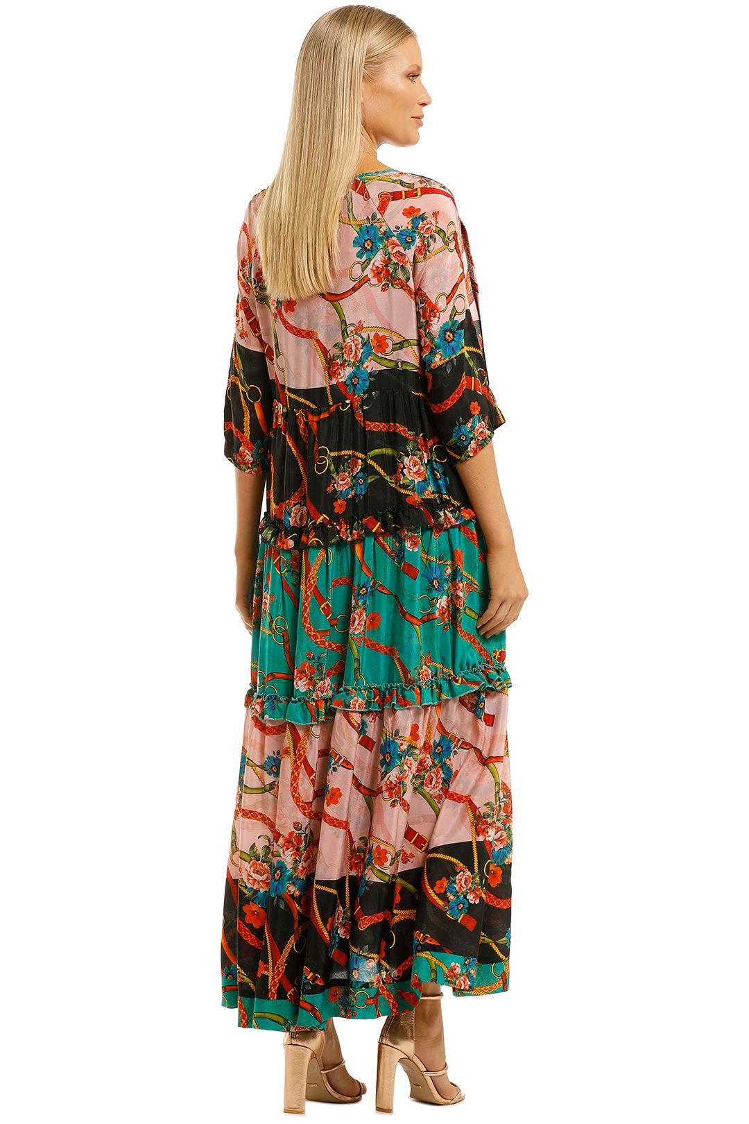 Frill For All Dress in Multi Print by Cooper By Trelise Cooper for Hire