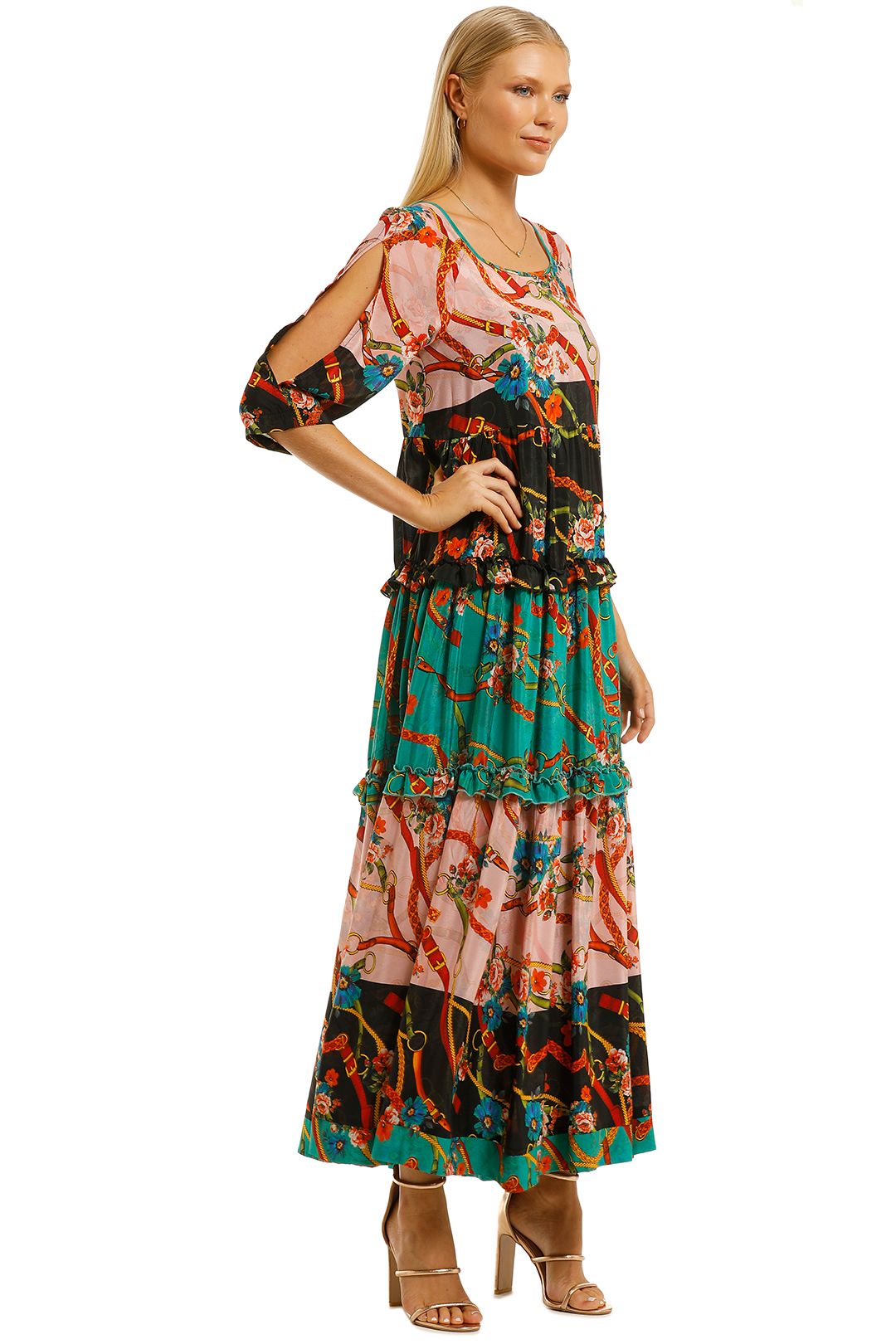 Frill For All Dress in Multi Print by Cooper By Trelise Cooper for Hire