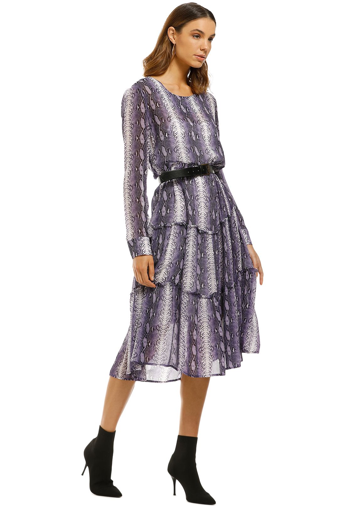 Hire Gathering Dress Purple Coop By Trelise Cooper