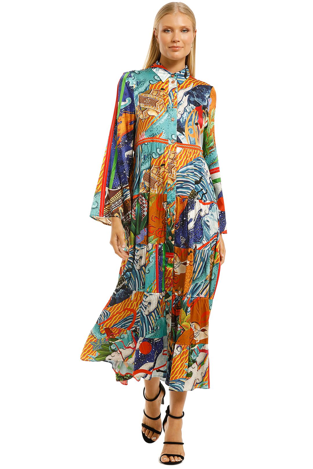 Cooper-by-Trelise-Cooper-Hunt-and-Gather-Dress-Multi-Print-Front