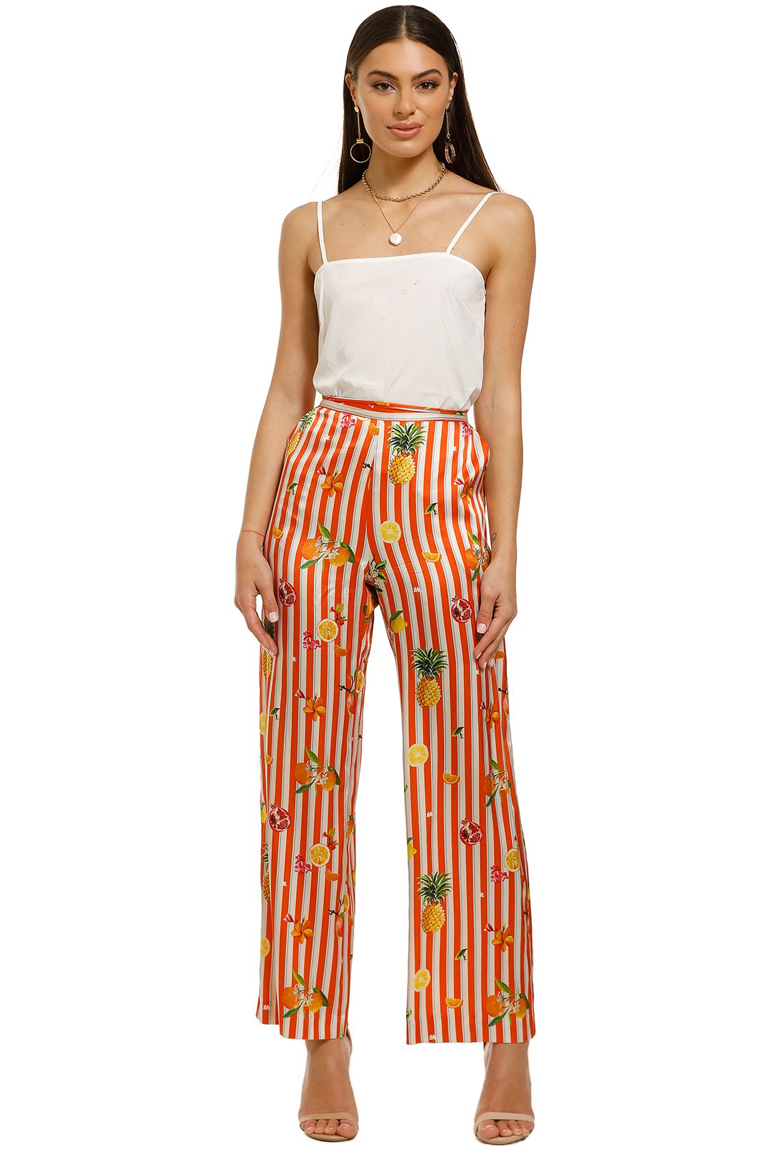 Cooper-By-Trelise-Cooper-Miss-Fancy-Pants-Pant-Orange-Stripe-Front