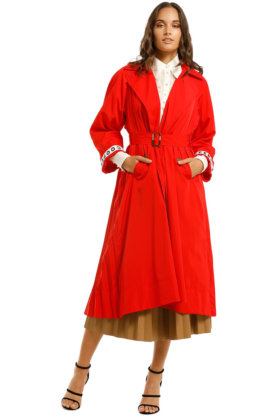 Cooper-by-Trelise-Cooper-Pleating-Weather-Jacket-Red-Front