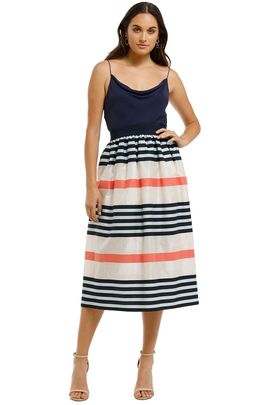 Cooper-By-Trelise-Cooper-Skirt-A-Holic-Skirt-Multi-Stripe-Front