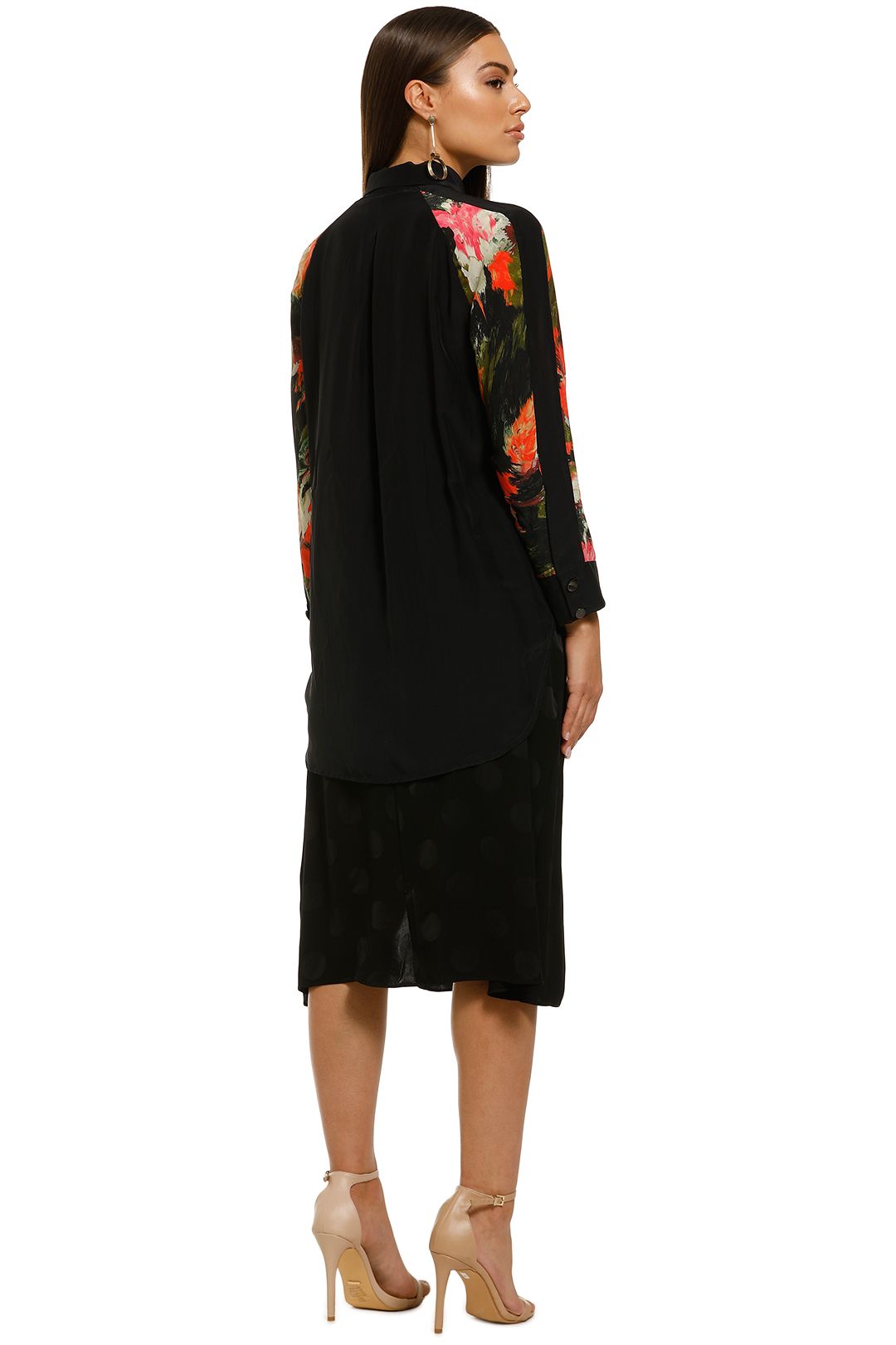 Cooper-St-Bright-Eyed-Skirt-Black-Polka-Dot-Back