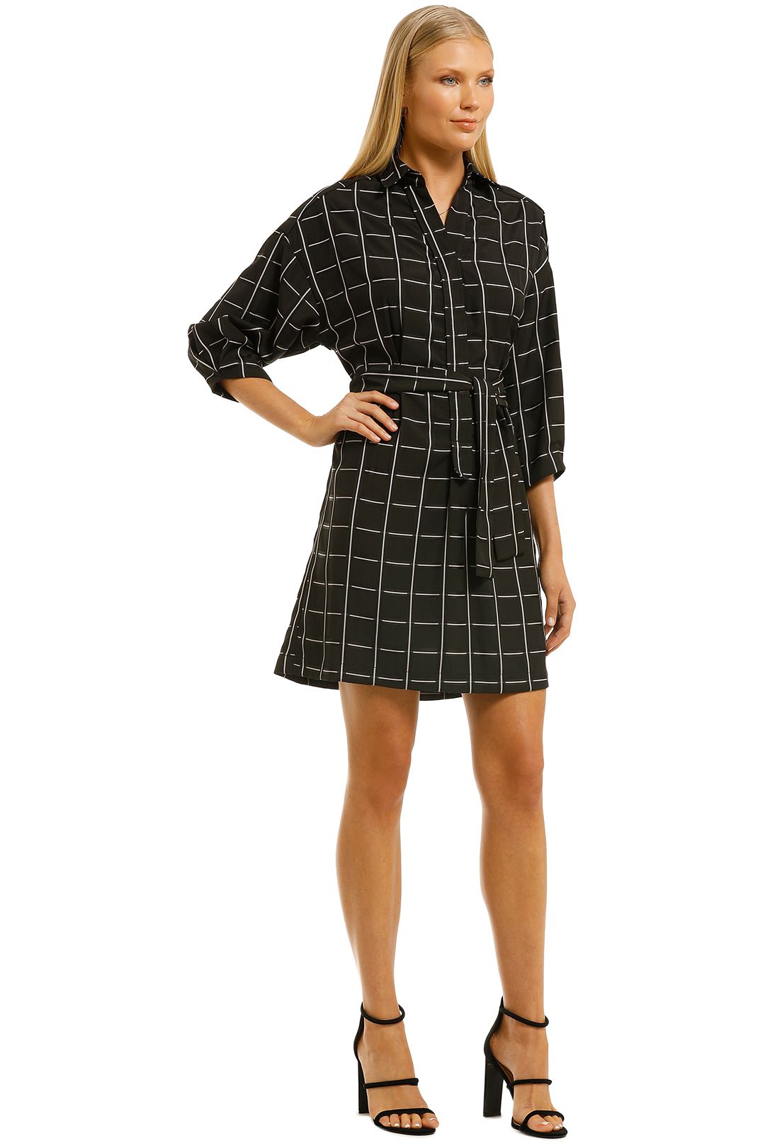 Liberty Shirt Dress in Check by Cooper St for Hire | GlamCorner