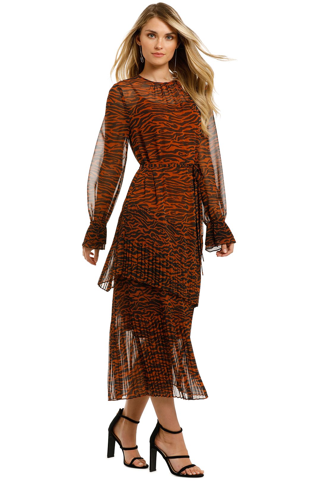 Esmee Zebra Midi Dress by Cooper St for 