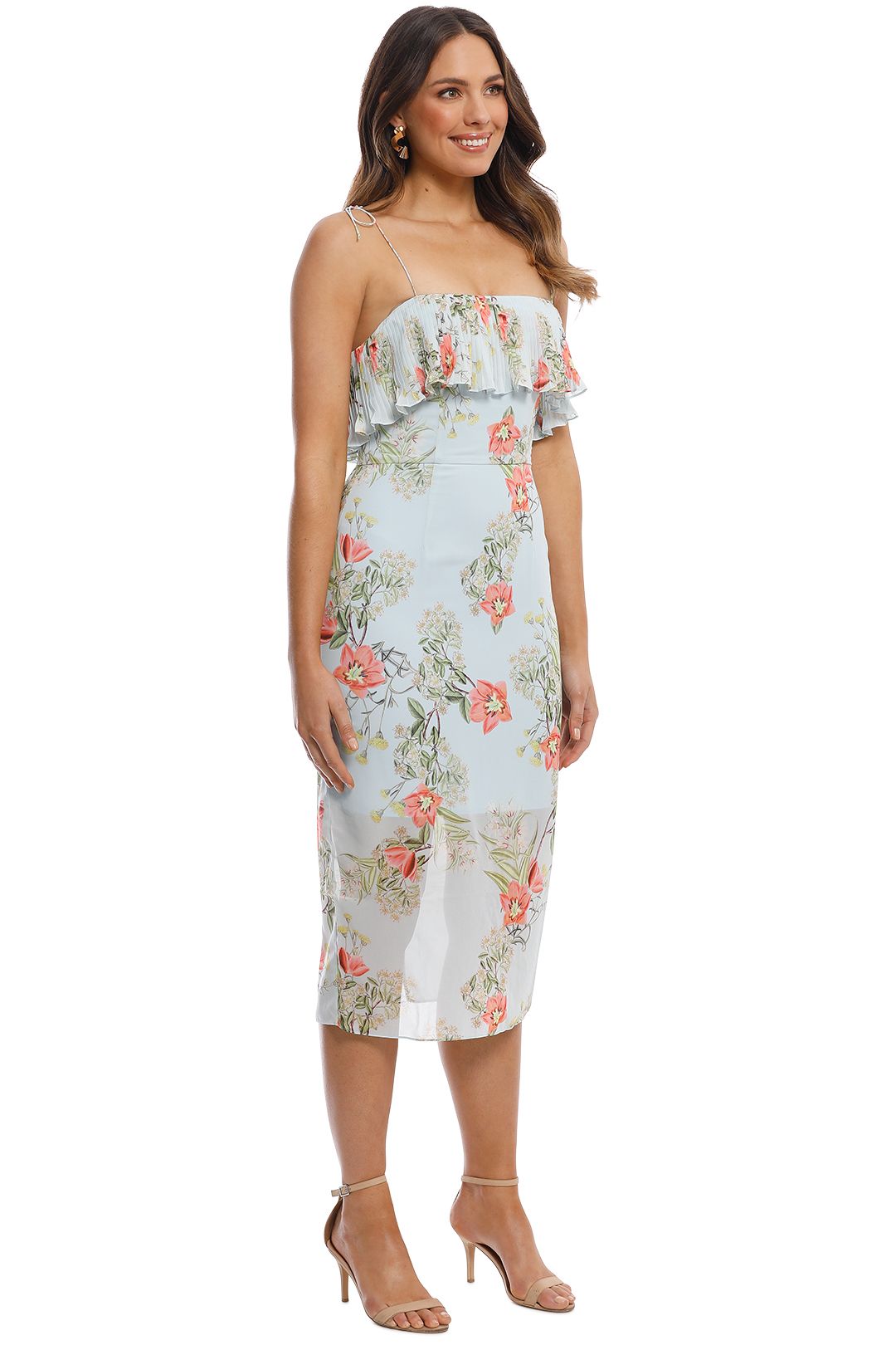Cooper St - Blooming Knee Length Dress - Print Light - Side