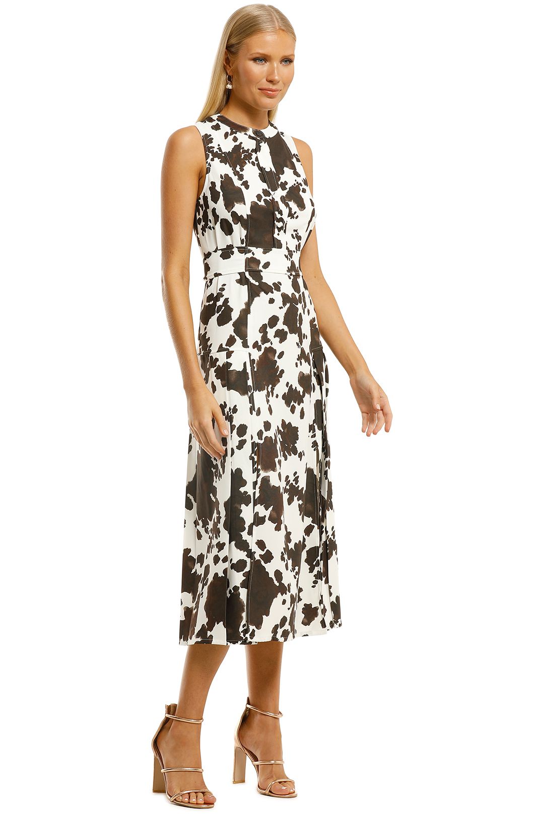 Cow Print Shirt Dress by Country Road for Hire | GlamCorner