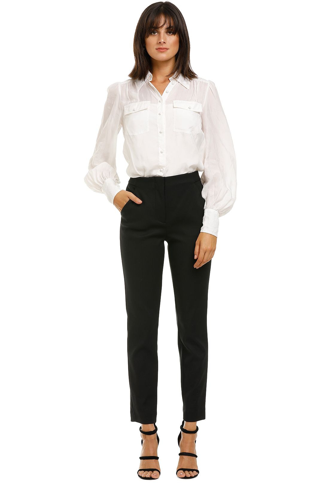 Country-Road-High-Waist-Pant-Black-Front