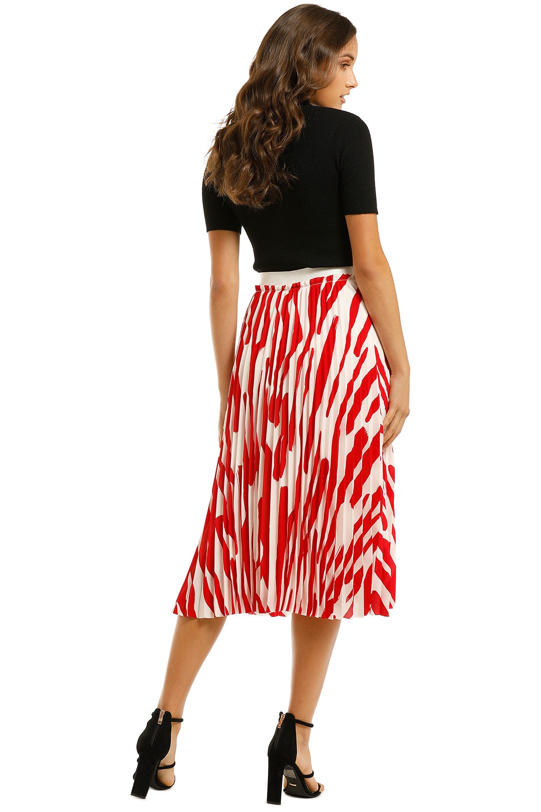Country-Road-Print-Pleat-Skirt-Scarlet-Back