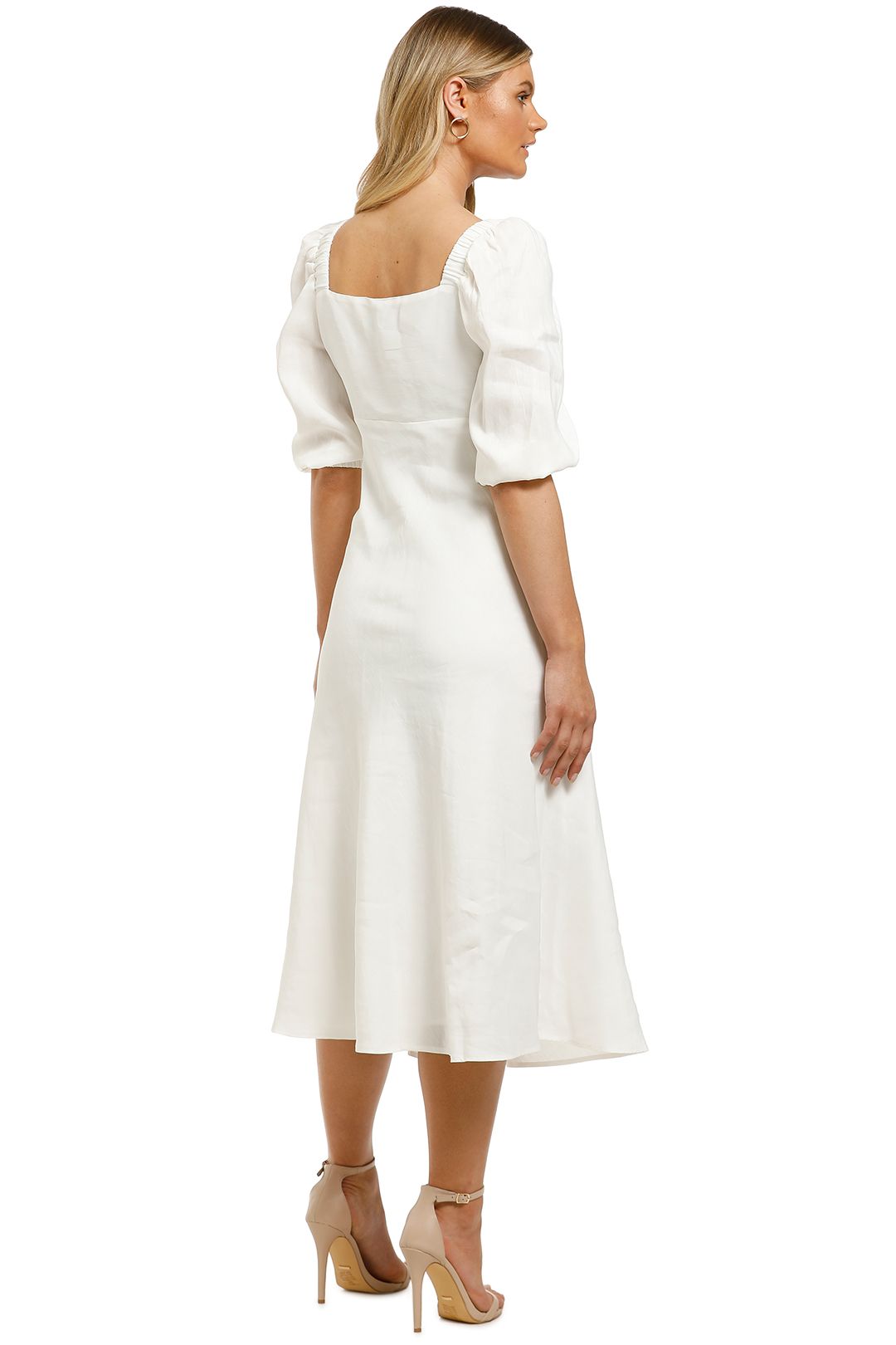 Country-Road-Tie-Front-Dress-Antique-White-Back
