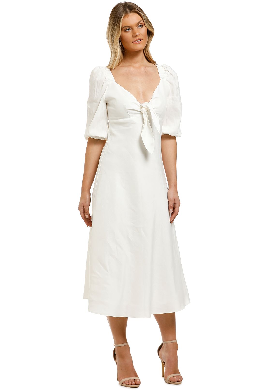 Country-Road-Tie-Front-Dress-Antique-White-Side