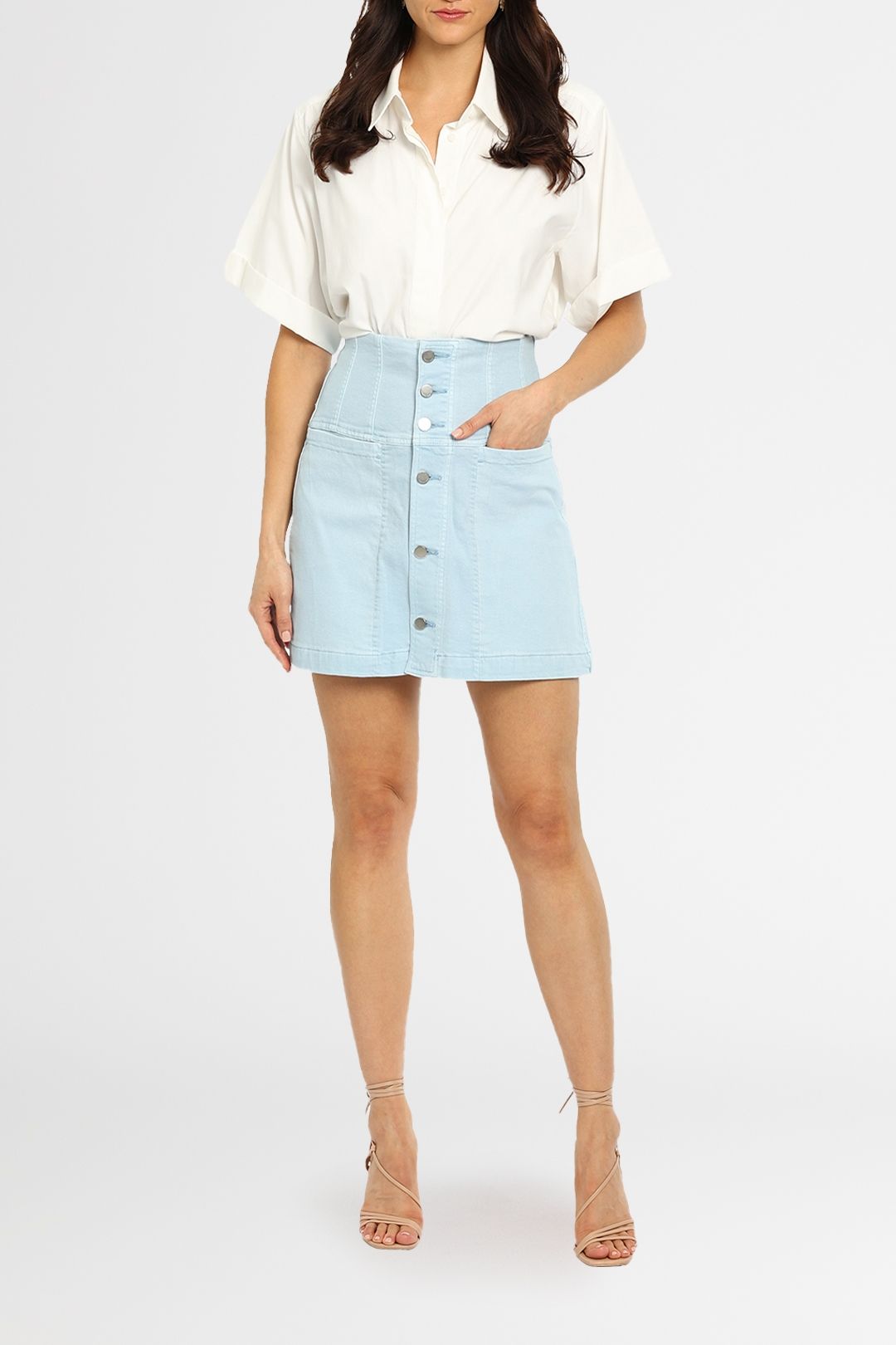 Country Road Corset Waist Skirt