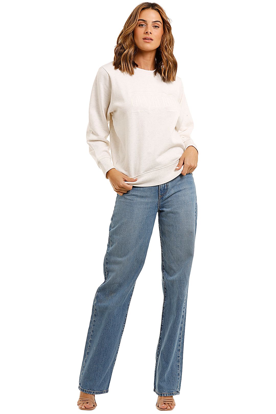 Country Road Heritage Sweat Natural Marle