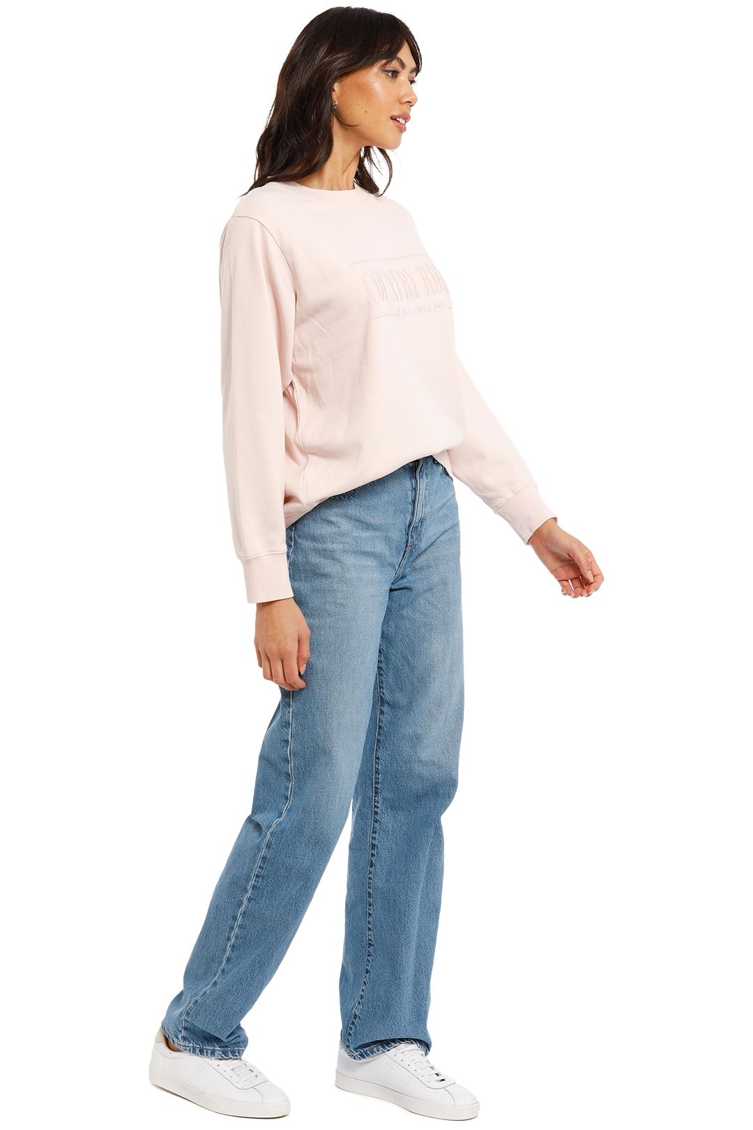 Hire Heritage Sweat in Pink Salt 