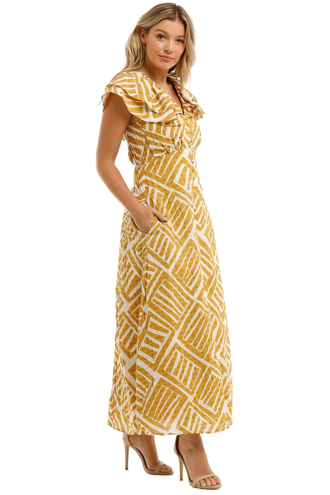 country road ruffle dress